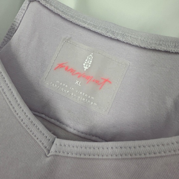 NWOT Free People Movement FP Hot Shot Romper Jumpsuit XL in Purple - Picture 3 of 4